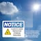 Signmission Radiation & Laser Sign, 7 in H x 10 in W, Vinyl Decal, Rectangle OS-2PACK-NS-D-710-L-10604 - alternate 5